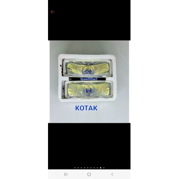 Lampu Tembak Kabut KOTAK OVAL/ Lampu Sorot OVAL KOTAK / Foglamp kotak oval Universal Motor Mobil 111 777