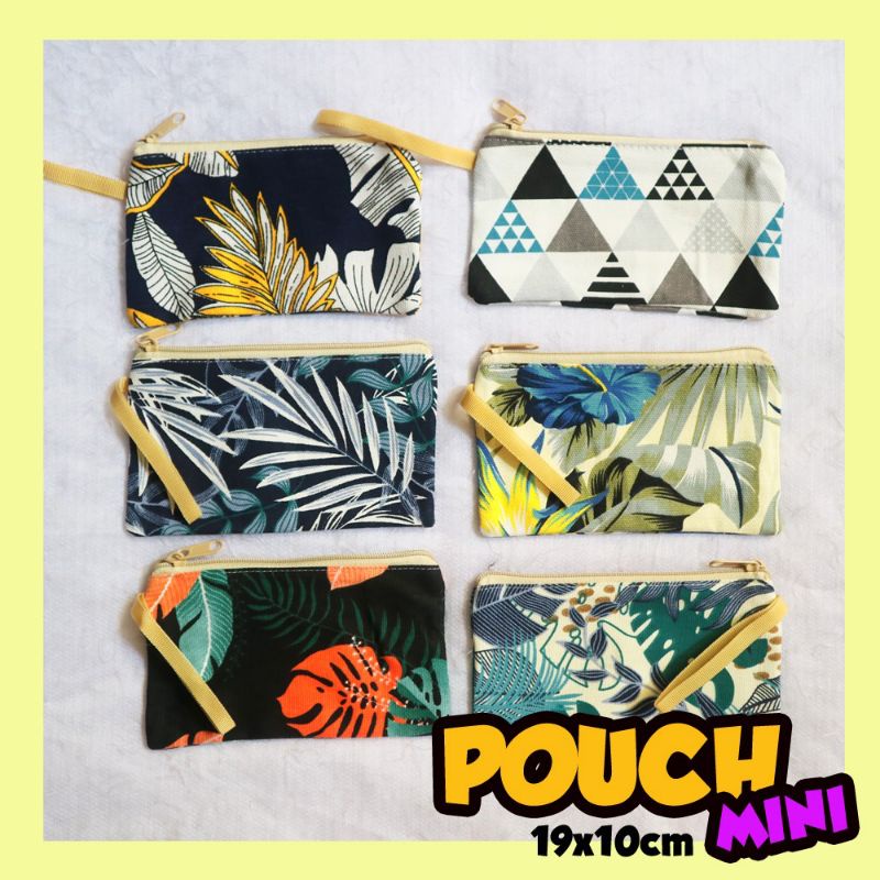 Pouch Kanvas Mini / Dompet Koin Kanvas / Souvenir