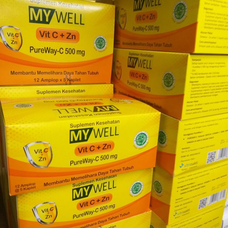 MY WELL Vitamin C + Zn 500mg (BOX)