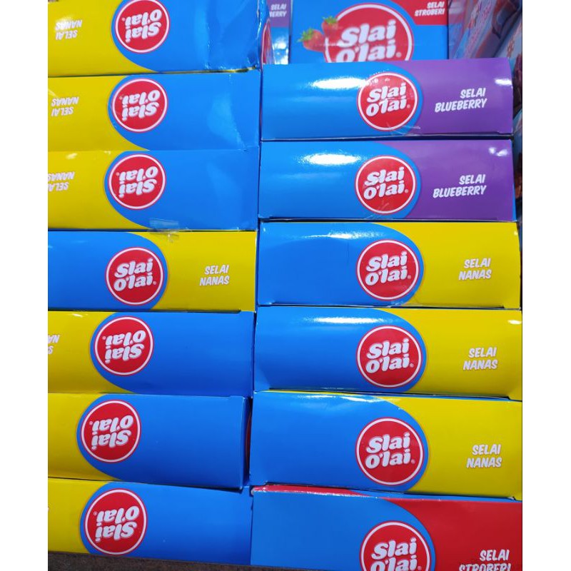 

Slai olai Biskuit selai 1pack isi 10pcs