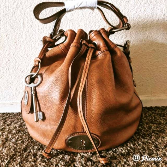 ⛔SOLD⛔Rare Item Fossil Maddox Drawstring Chesnut