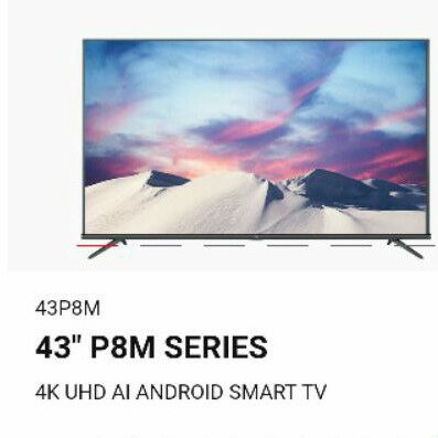 TV TCL 43 inch Android TV Google Play Smart TV 4K UHD