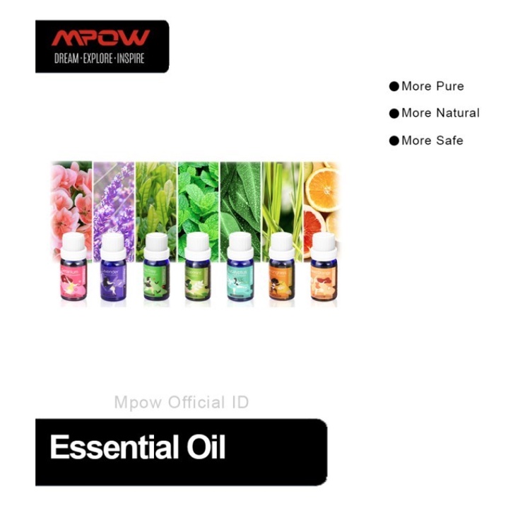 Homasy Essential Oils Set 100% Pure (7pcs) - HMHM360AA