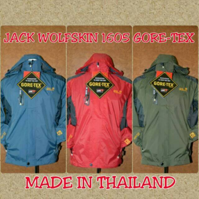JAKET GUNUNG JACK WOLFSKIN 1605 GORE-TEX WATERPROOF