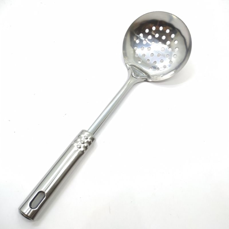 Sendok lubang  sup sayur stainless 30,5cm MJ360