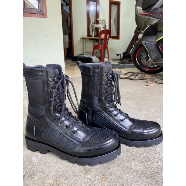 SEPATU PDL KULIT MODEL TAWON SOLE TEBAL MERK SPARTA