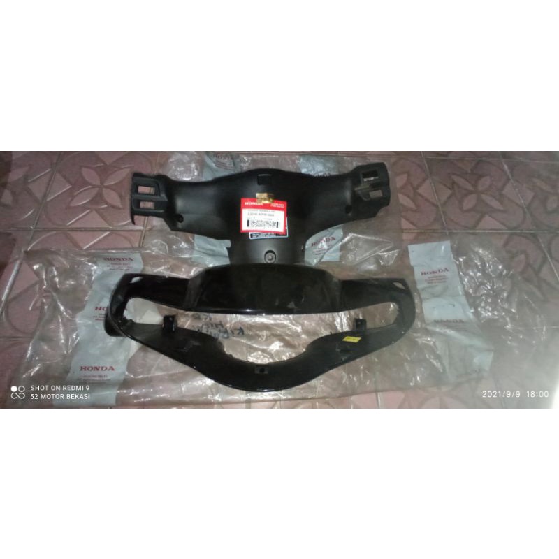 Batok depan set belakang honda kirana hitam original AHM