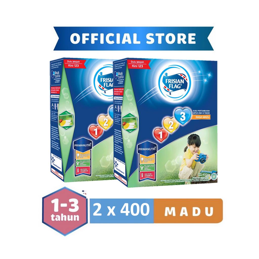 

Frisian Flag 123 Susu Formula Rasa Madu 2 x 400 gr