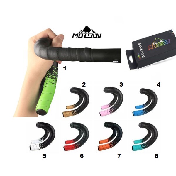 BARTAPE Liteskin MOTSUV two tone stang handgrip sepeda balap dropbar bar tape lipat lizard lite skin