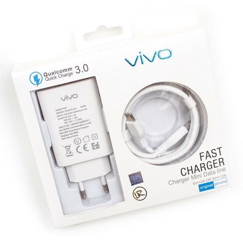 Charger Vivo V109 FastCharging Cas Handphone Cas HP Travel Charger