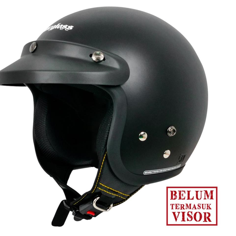 Terbaru.. HELM CARGLOSS BLACK ORIGINAL