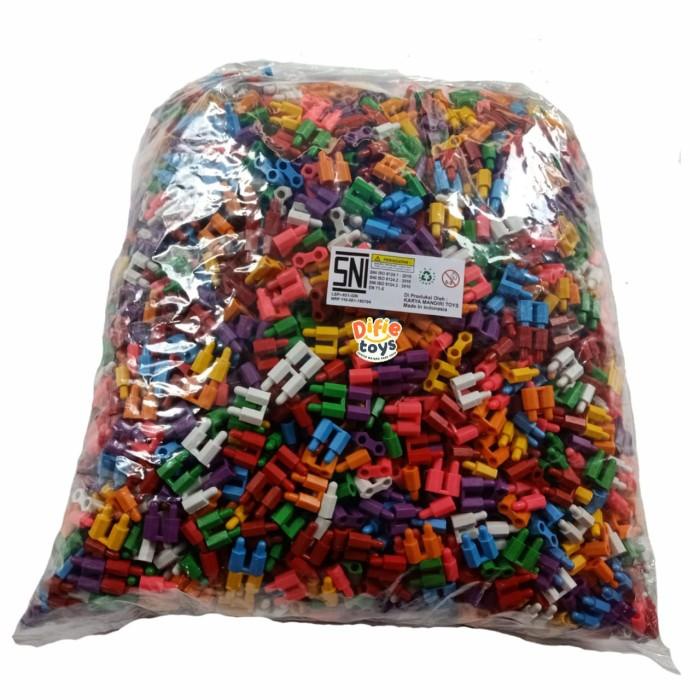 Brick Block | 1 Kg Lego Miniset Kecil,Lego Roket,Mini Set Lego Peluru Mainan Edukasi