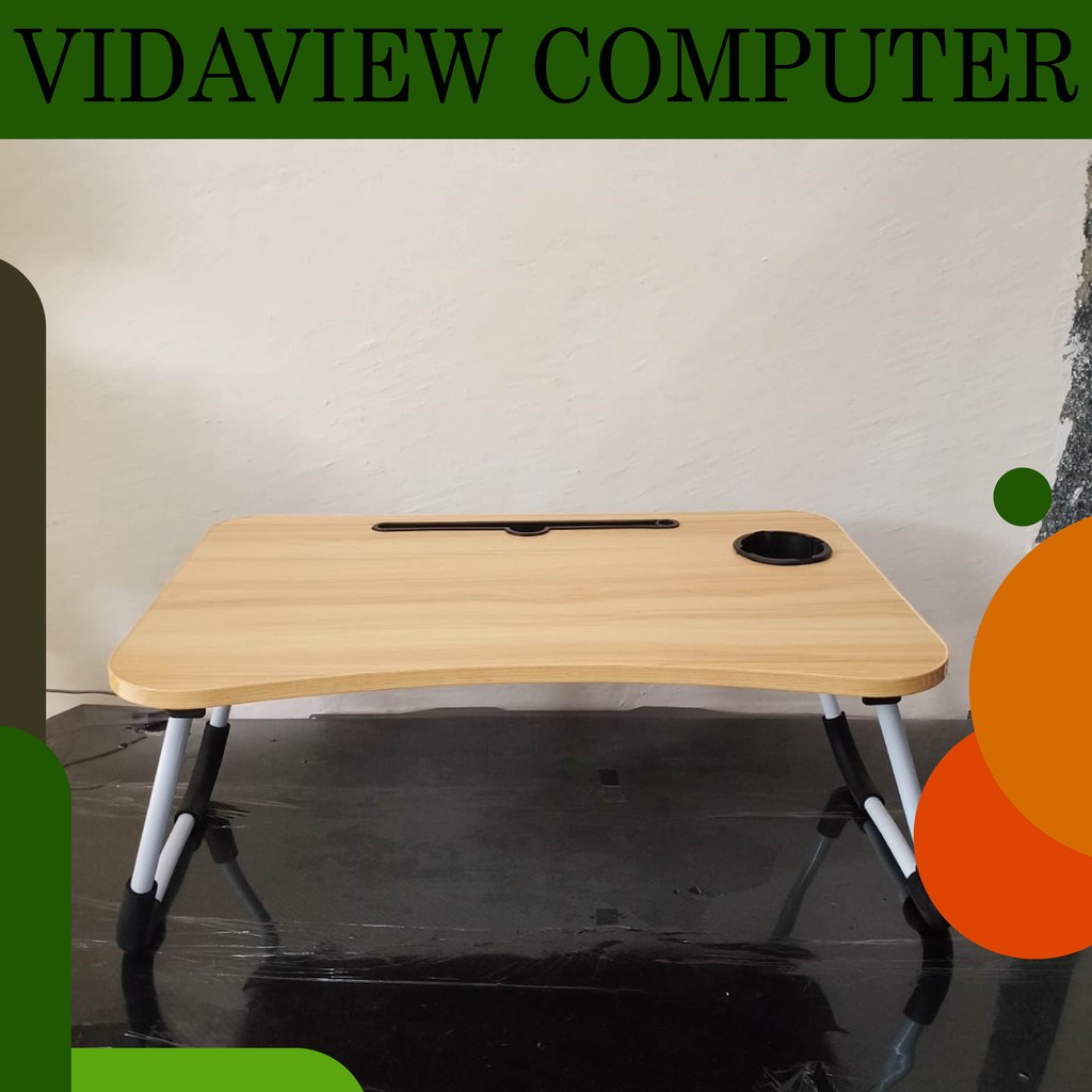 MEJA LAPTOP KAYU