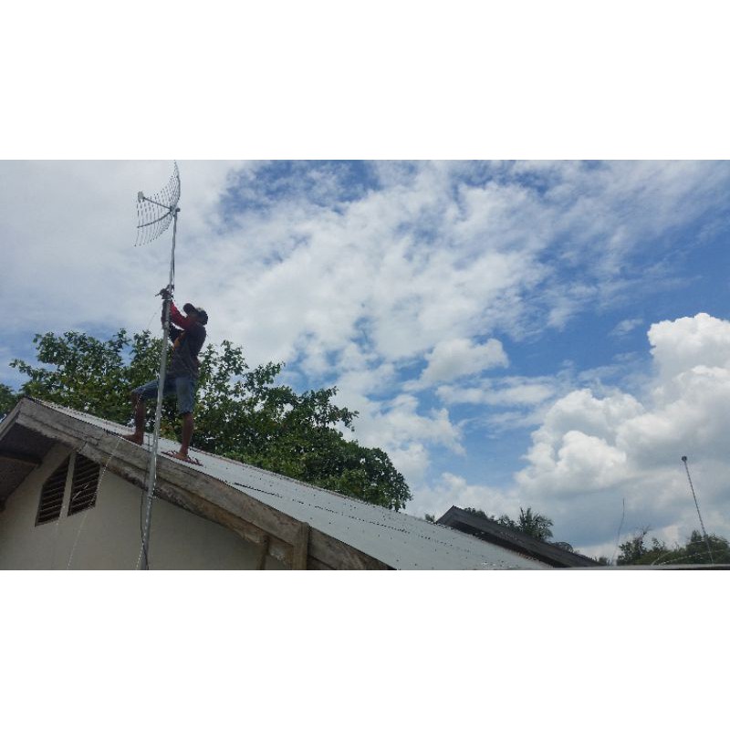 Antena Yagi grid sinyal modem wifi pigtail induksi hp super gain home router