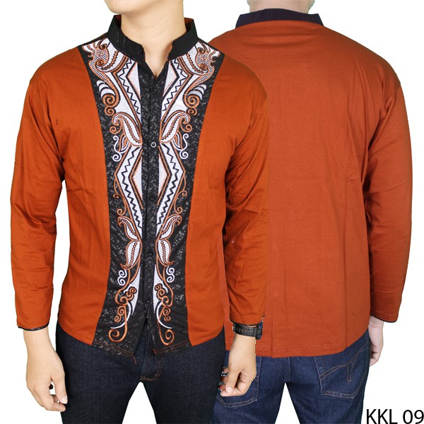 Baju Koko Lengan Panjang Keren KKL 09