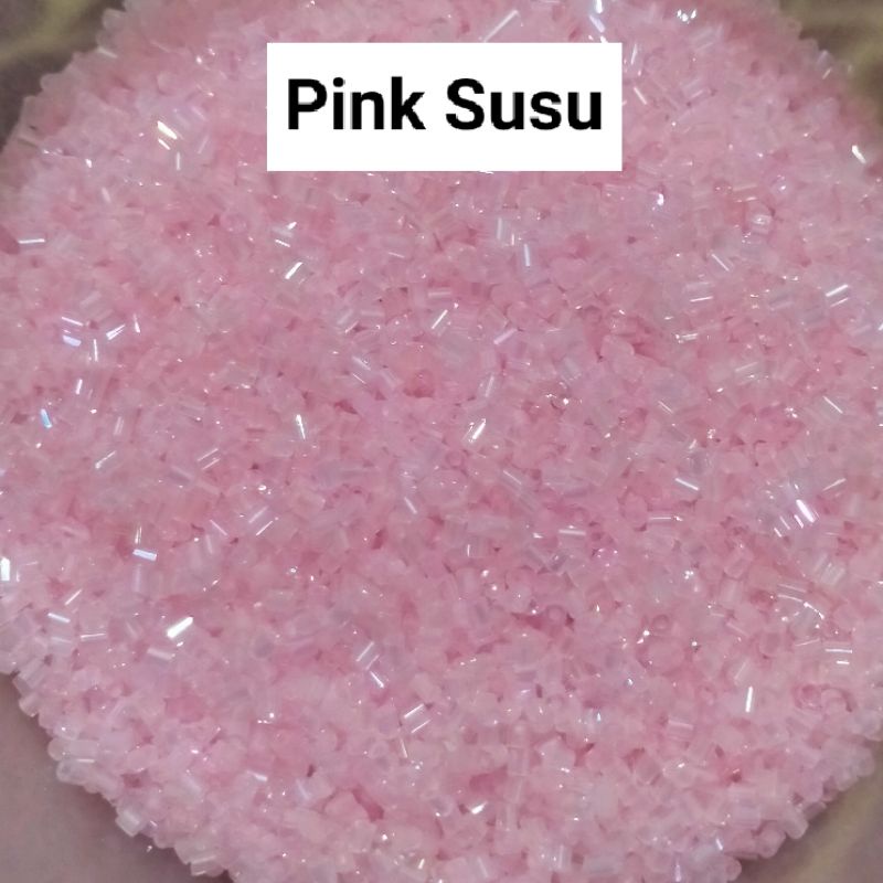 Mote Payet Bambu Patah Uk-2MM Pink - 10Gram