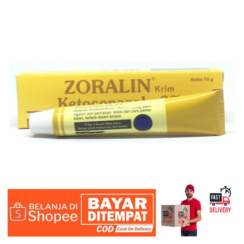 Zoralin Ketoconazole Krim 2 Salep Jamur Shopee Indonesia