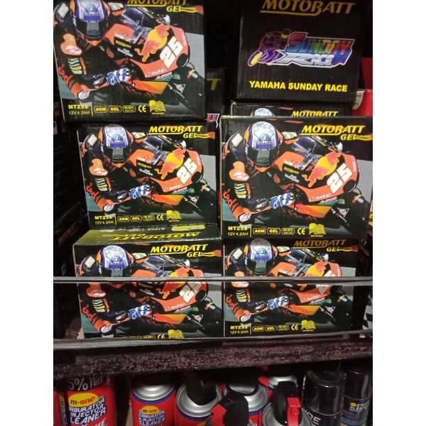 AKI KERING MOTOBATT GEL TYPE MTZ5S 100% ORIGINAL UNTUK MOTOR HONDA BEAT ESP, CBS.