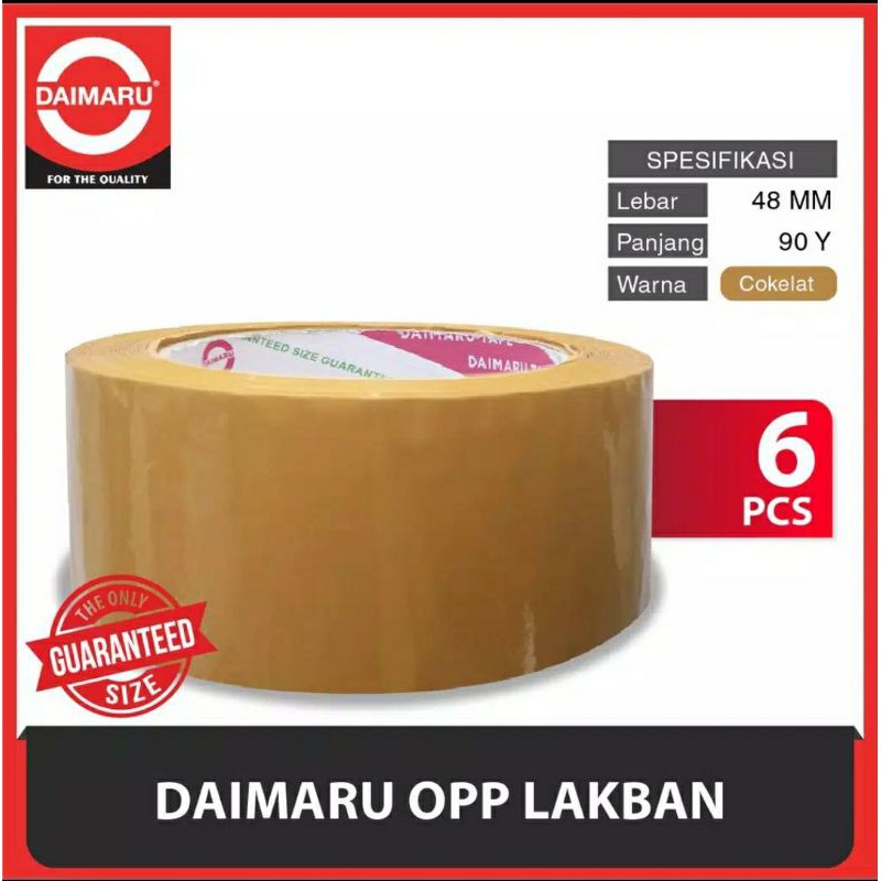 

Lakban OPP Daimaru Coklat 48mm