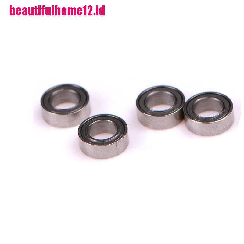 4pcs Bola bearing MR74ZZ MR74ZZ 4x7 X 2.5 4x7 X 2.5mm Bahan metal shield MR74Z