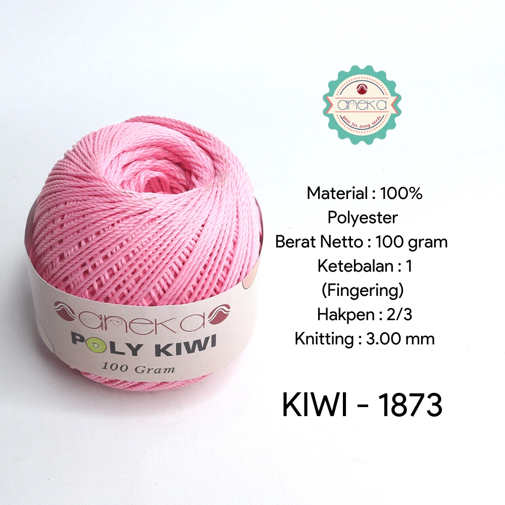 Benang Rajut Poli / Poly Kiwi Yarn - PREMIUM - 1873