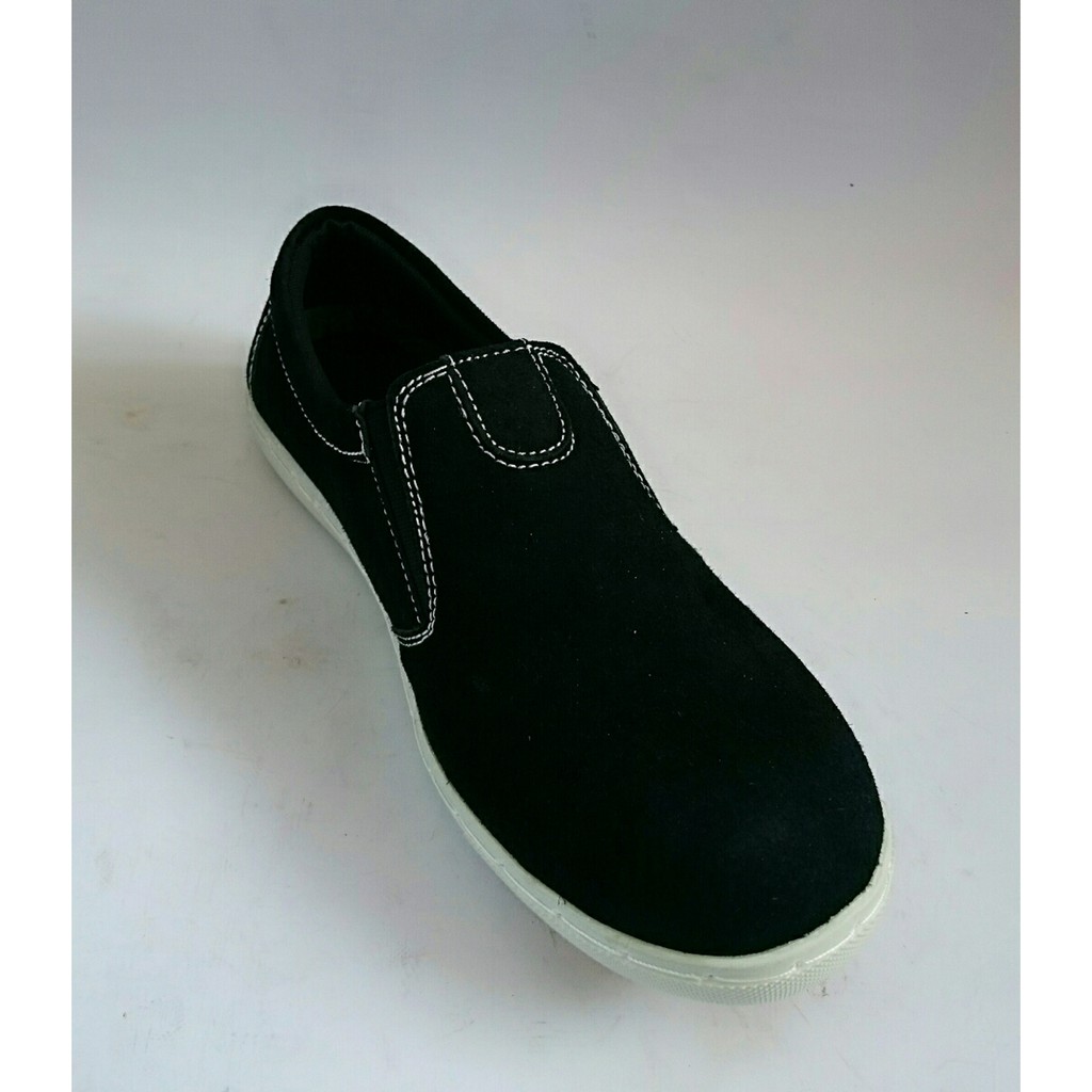 Sepatu Kulit Asli Kasual Pria Slip On Rasheda Dr 06 Sp