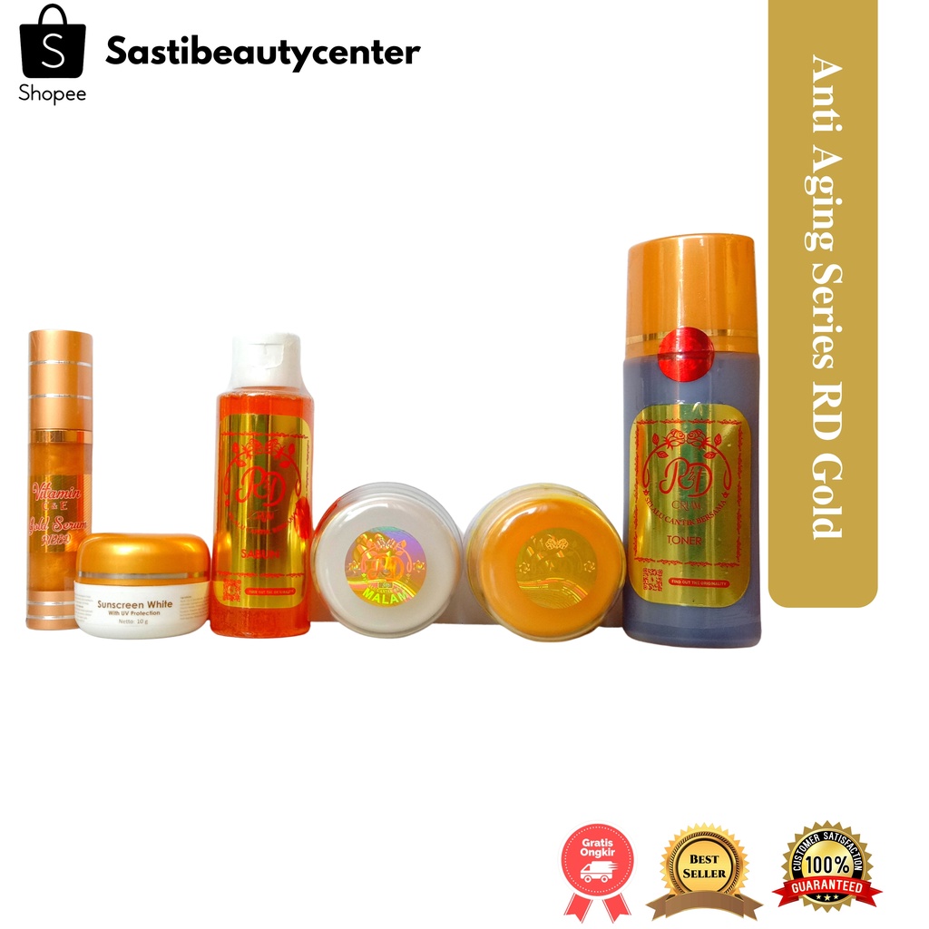 RD Gold Ecer / Sabun RD Gold / Toner RD Gold / Day Cream RD Gold / Night Cream RD Gold / Serum Gold 