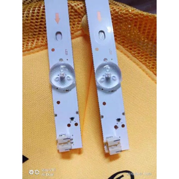 Lampu Led Backlight TV LG 32" 32LF520A/32LF520 5kancing 3volt 5k 3v