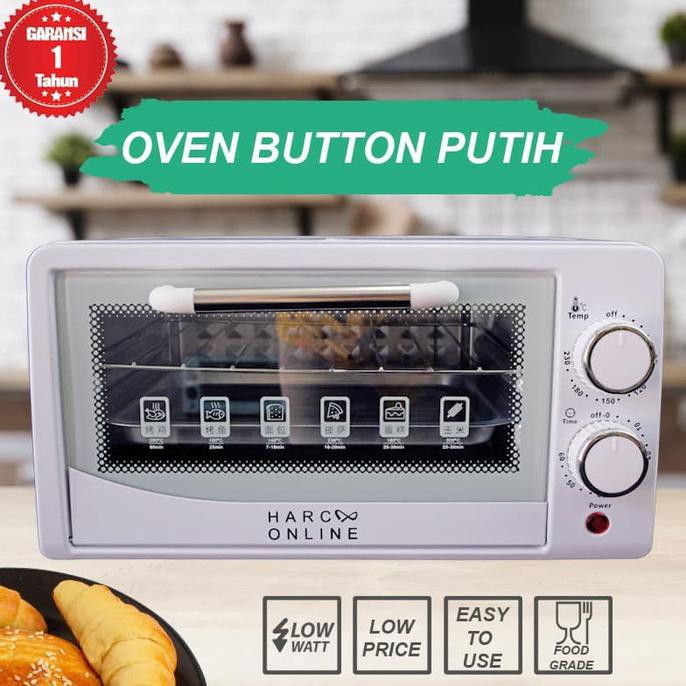 Oven Listrik Han River Oven Kue Microwave Manual Oven Listrik Low Watt - Putih Badascentury
