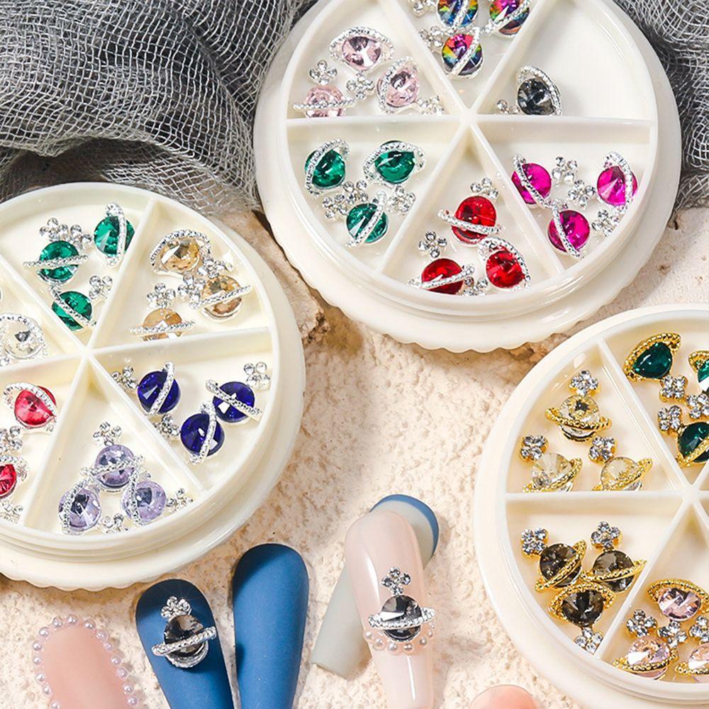 Mxbeauty Paku Charms Glitter Shiny Hiasan Kuku Nail Rhinestones Salon Kuku Manikur Aksesoris Nail Art Perhiasan