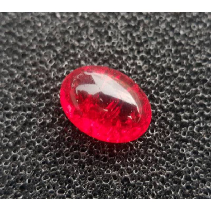 BATU AKIK PECAH SERIBU MERAH SIAM BODYGLASS DIJAMIN MULUS