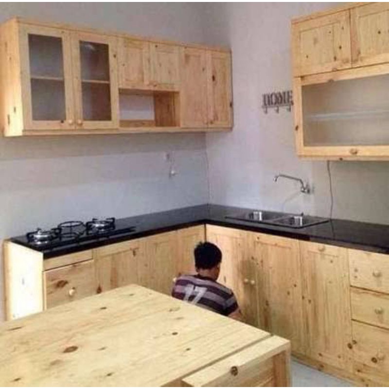 Kitchen Set Jati Belanda Harga Terbaik Agustus 2021 Shopee Indonesia