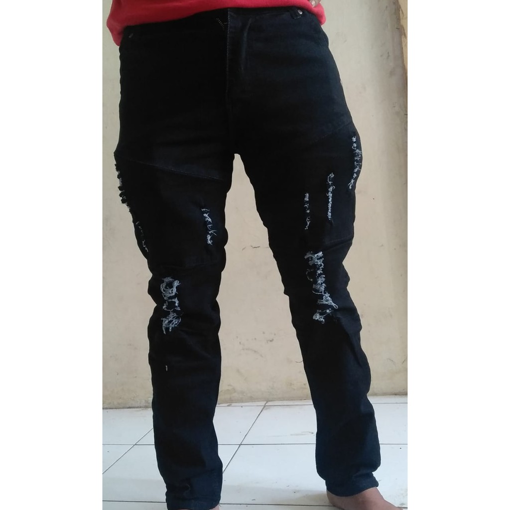 Murah celana  jeans denim levis strecth panjang sobek  cakar 