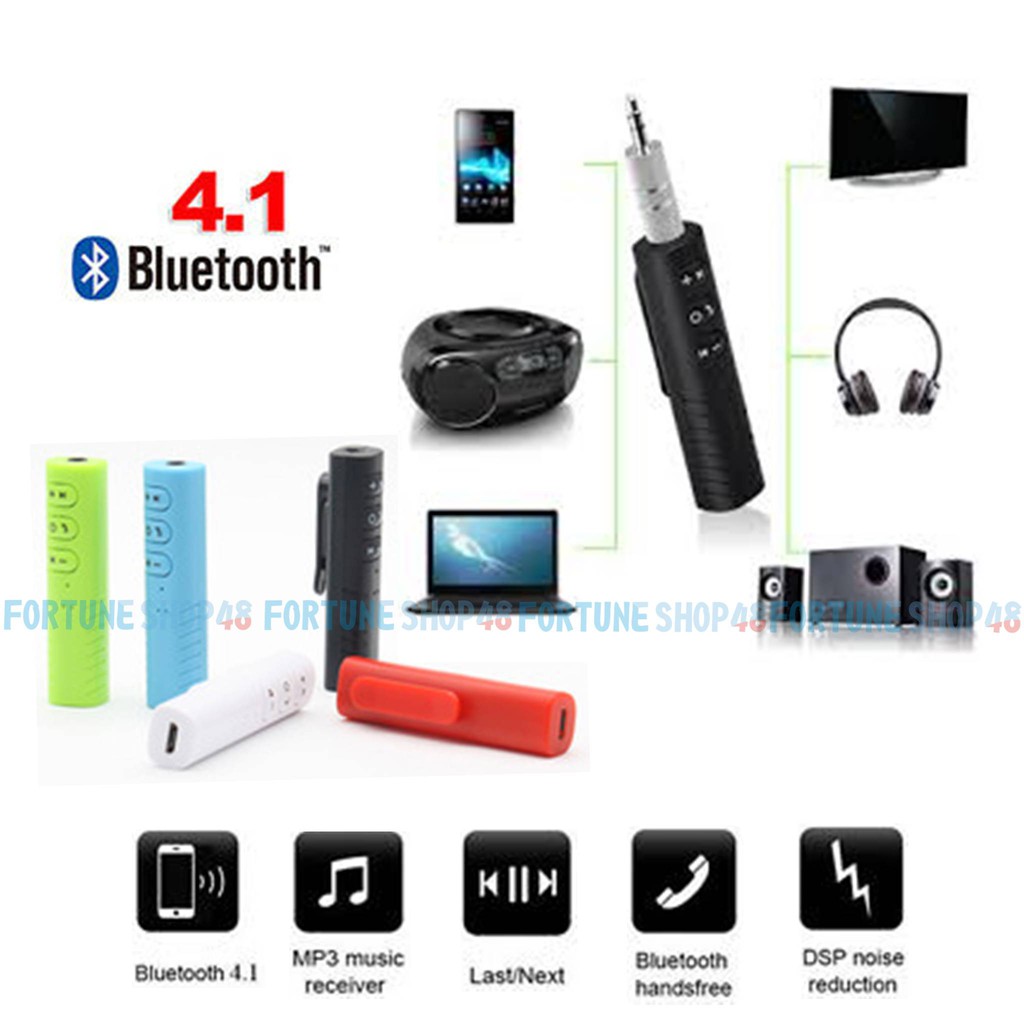 Wireless Bluetooth Receiver Music Audio Jack 3.5mm