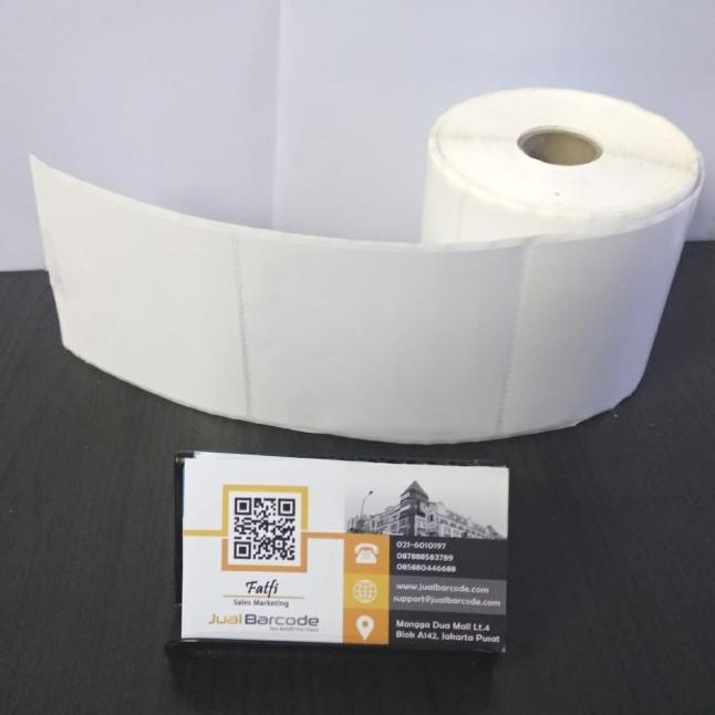

✯ LABEL PRINTER BARE 100X100MM - 100X100 MM - SEMICOATED ISI 500 PCS ♀