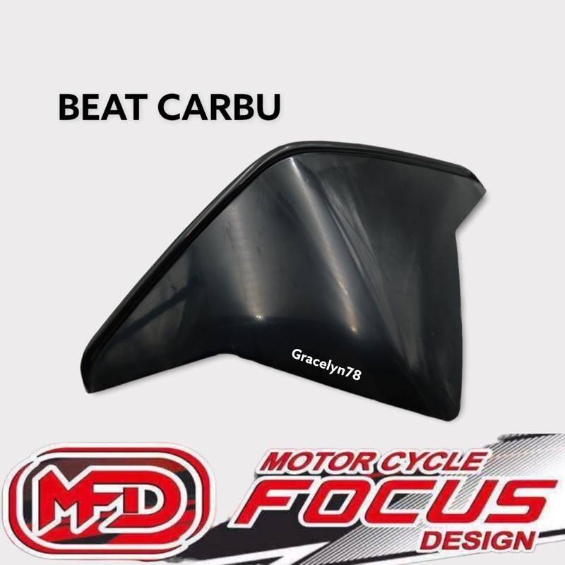 visor honda beat carbu karbu ABS black