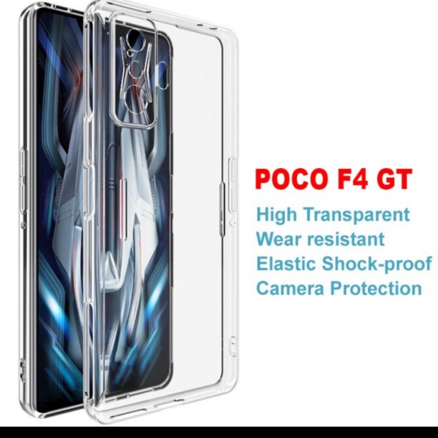 XIAOMI POCOPHONE POCO F5 5G F4 F4 GT M3 M3 PRO X3 PRO X3 NFC CASE HD BENING 1.5mm SOFTCASE BENING TPU CLEAR SILIKON KARET CASING PROTECT CAMERA COVER PELINDUNG KAMERA