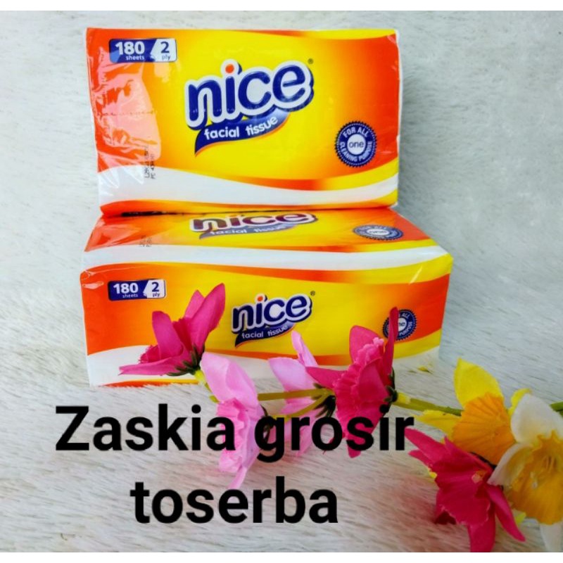 Tisu tissue nice 180 sheets 2ply Facial tissue murah nice 180