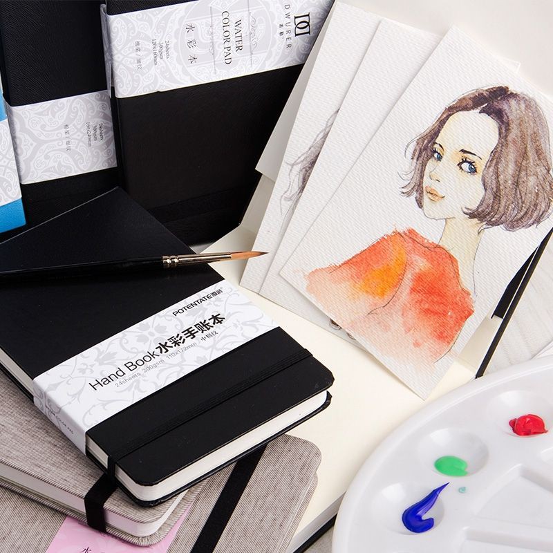 

Watercolor Sketchbook POTENTATE 11x17.2cm Handbook Buku Sketsa