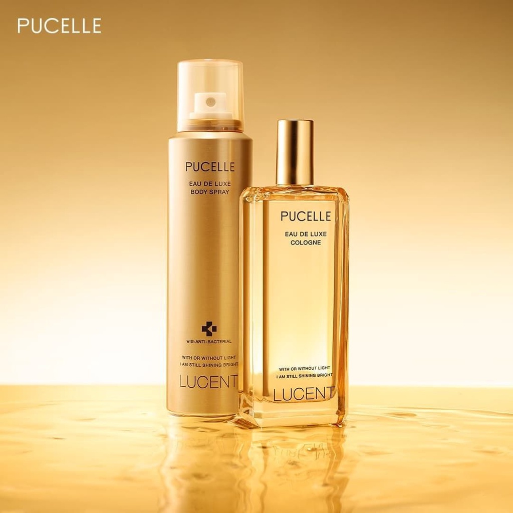 Jual PUCELLE EAU DE LUXE COLOGNE LUCENT 100ML/ PUCELLE EAU DE LUXE BODY