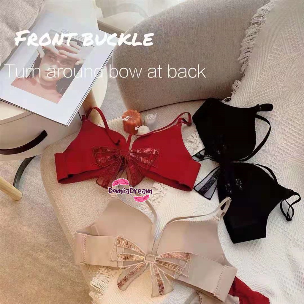 Bra Push Up Wanita Model Belakang Pita Cantik