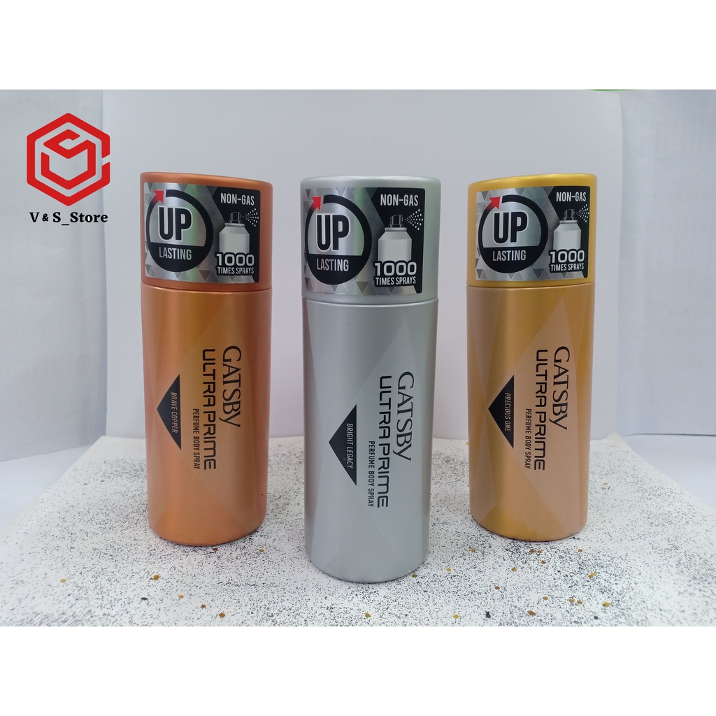 Gatsby Parfume Ultra Prime PBS 150ml (Non Aerosol)