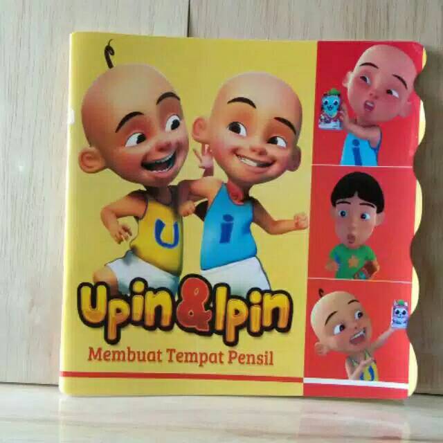 Buku cerita anak. Upin&ipin Membuat Tempat Pensil