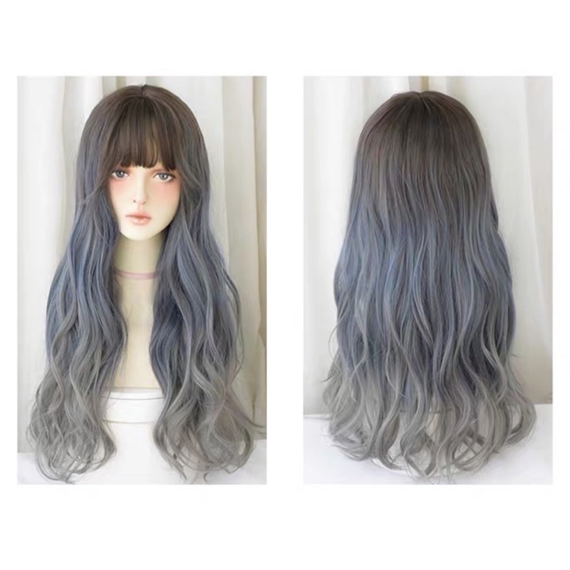 ZZ520-4 full wig korean layer wave gradation 70 cm