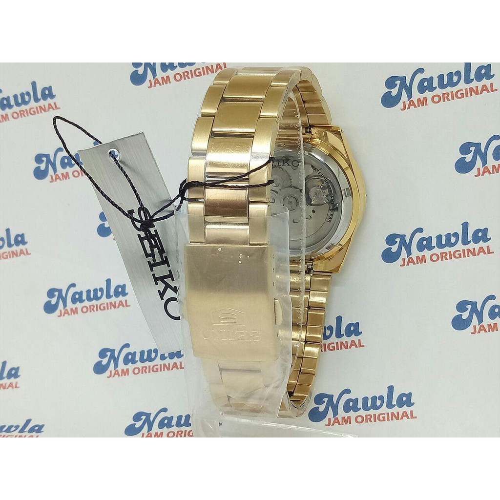 Seiko 5 SNKE06K1 Gold Polished Stainless Steel -Jam Tangan Pria SNKE06