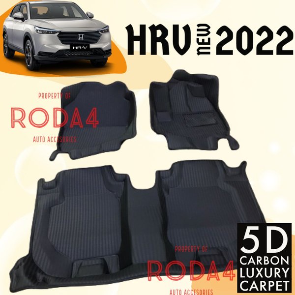 Karpet Mobil HRV 2022 5D CARBON LUXURY