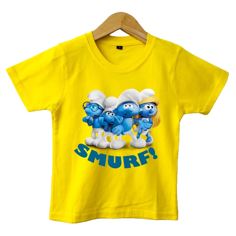 Baju Kaos anak SMURF