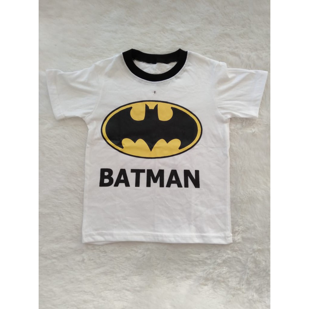 kaos anak motif karakter ukuran XL usia 4-5 tahun-3