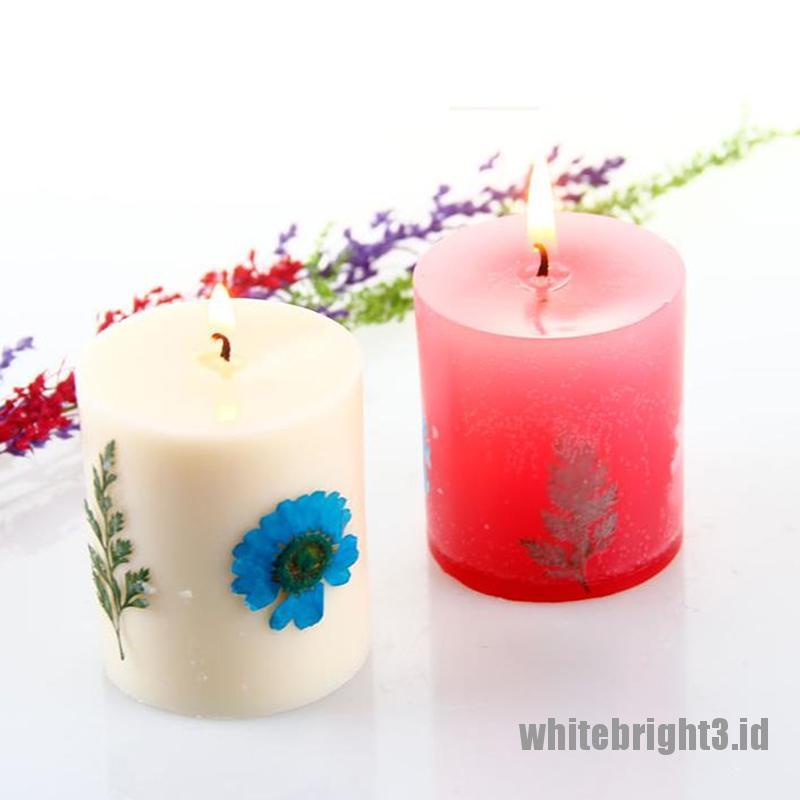 ❤WHITE3❤ Cylindrical Candle Mould Handmade Candle Mold Silicone Mold Wax Mold Small Craft