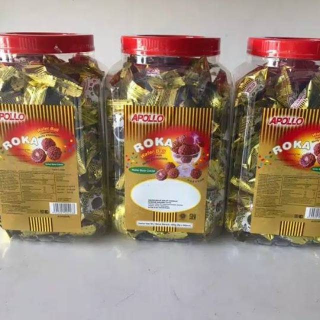 Apollo Roka toples isi 80pc / Coklat Roka